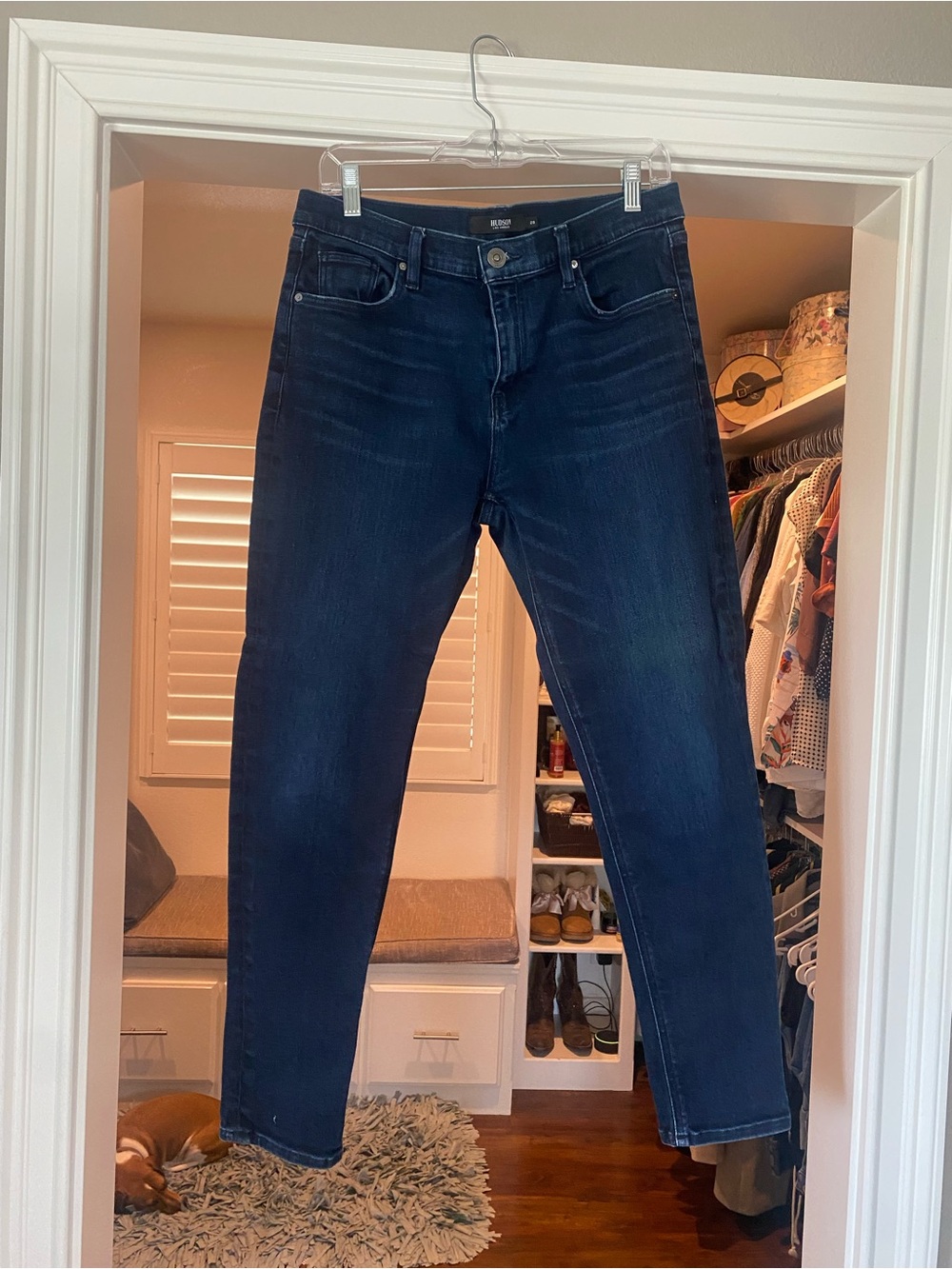 Hudson Jeans Women’s Straight Leg Dark Indigo Denim